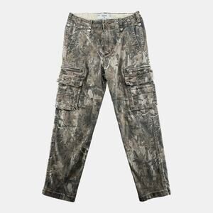 Hollister Camo Cargo Pants Men’s W30 L32 Loose Fit Utility Y2K